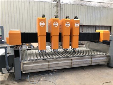 Macchina per incisione su pietra CNC a 4 teste per granito