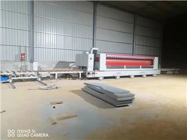 smerigliatrice di pietra automatica a 12 teste Lucidatrice continua per superfici in pietra artificiale